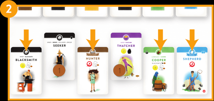 Discard villagers without coins